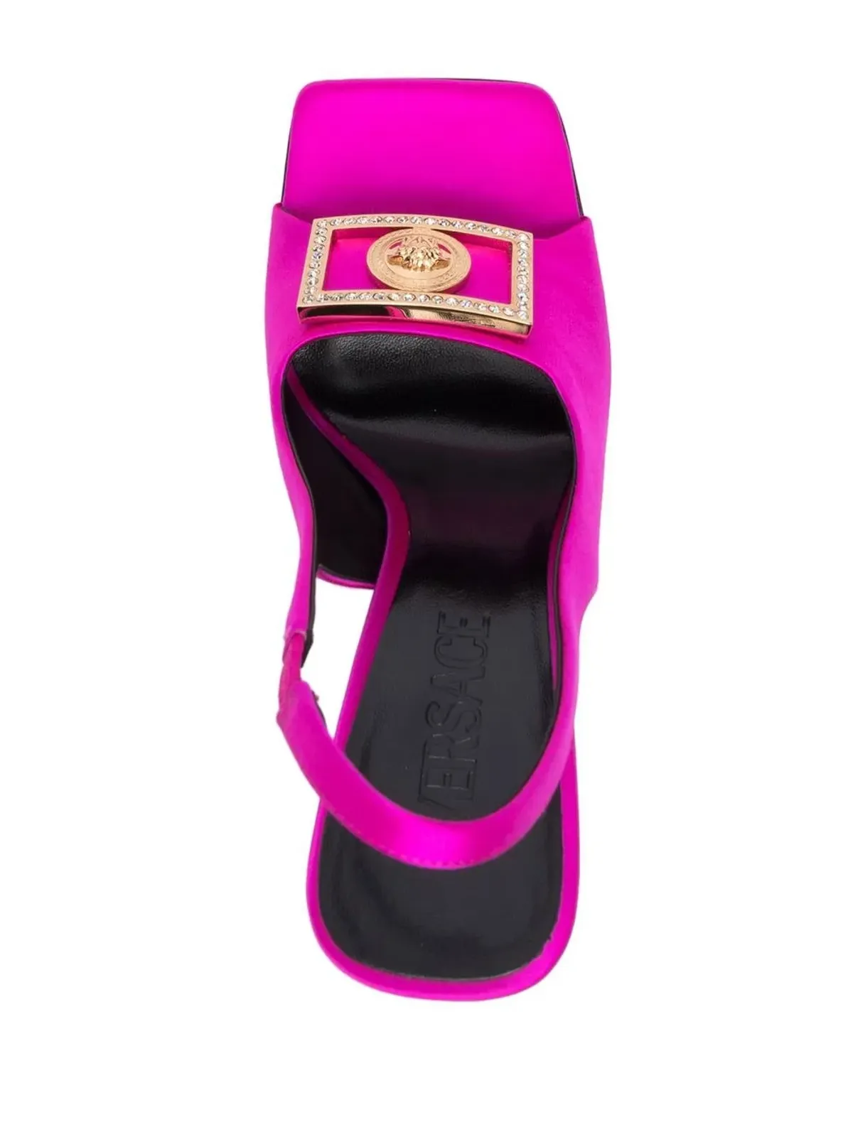 Versace メデューサ・プレート・スリングバック・サンダル - 画像4