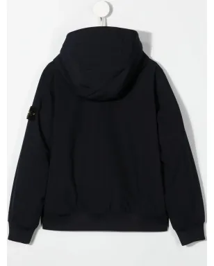 Stone Island Junior ロゴパッチ付きジップジャケット - サムネイル2