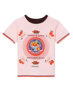 Dolce & Gabbana Kids ロゴプリント半袖Tシャツ - サムネイル1