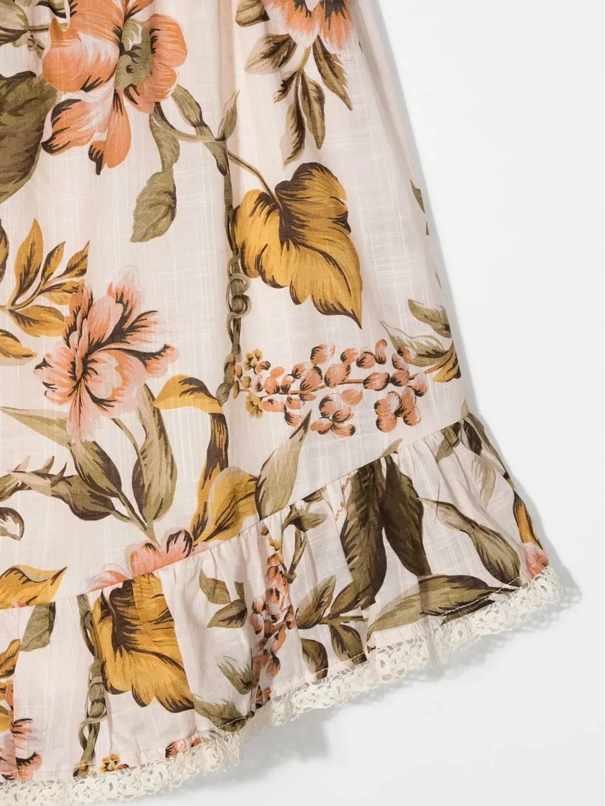 ZIMMERMANN Kids Anneke 花柄プリントのフラウンスカート - 画像3