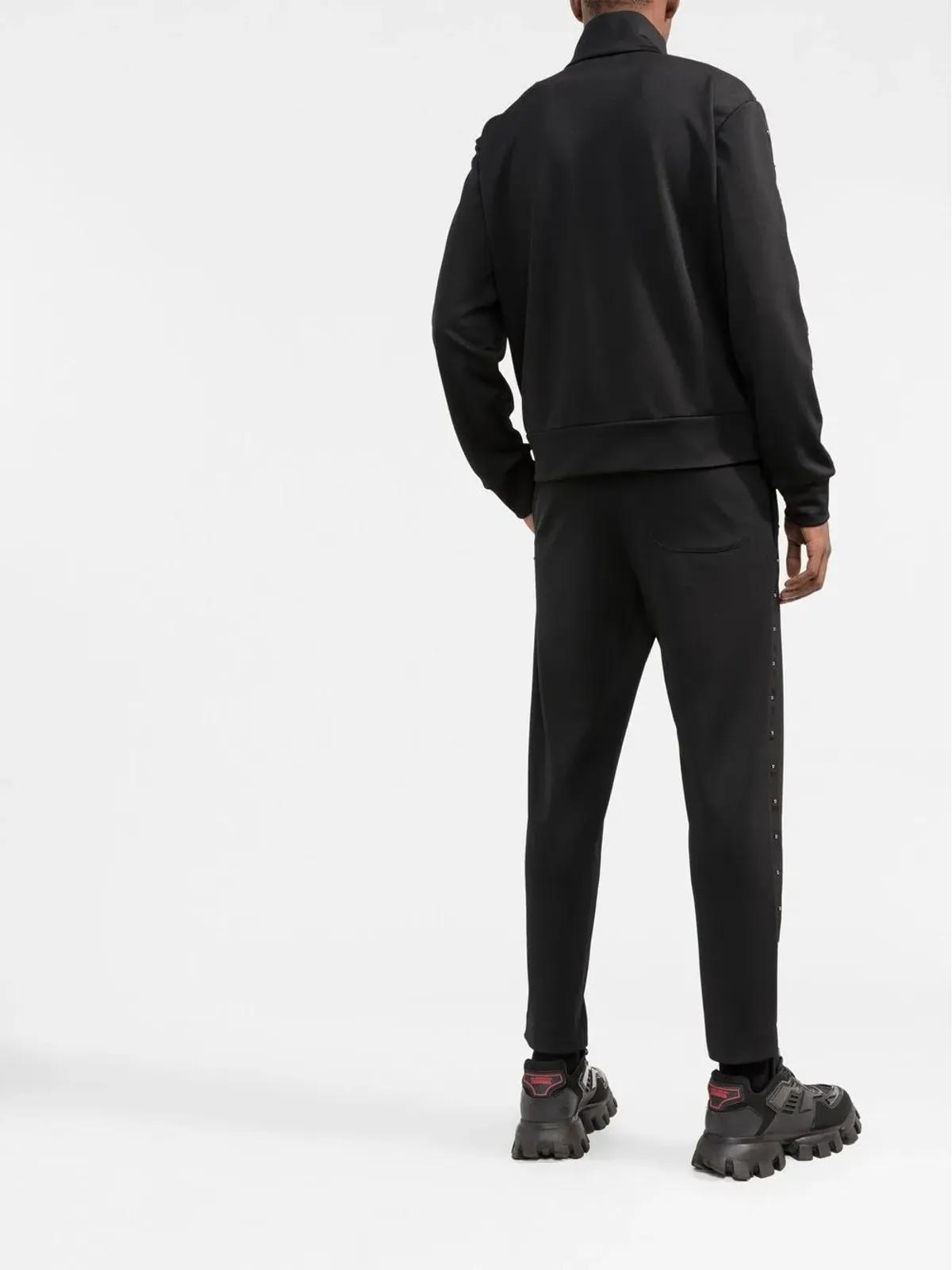 Moncler スタッズ付きドローストリング・トラックパンツ - 画像4