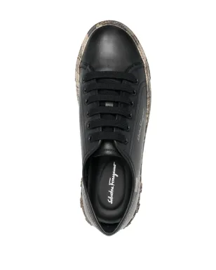 Ferragamo ボーグ キュービック レースアップ スニーカー - ブラック - サムネイル4