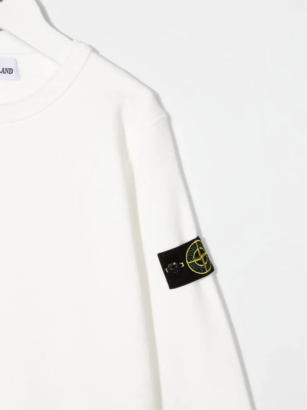 Stone Island Junior ロゴパッチスウェットシャツ - 画像3