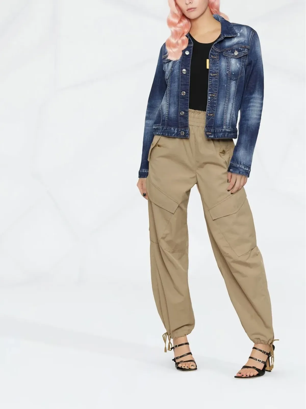 DSQUARED2 アイコン・ペイントスプラター デニムジャケット - 画像3