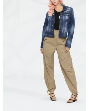 DSQUARED2 アイコン・ペイントスプラター デニムジャケット - サムネイル3