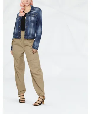 DSQUARED2 アイコン・ペイントスプラター デニムジャケット - サムネイル4