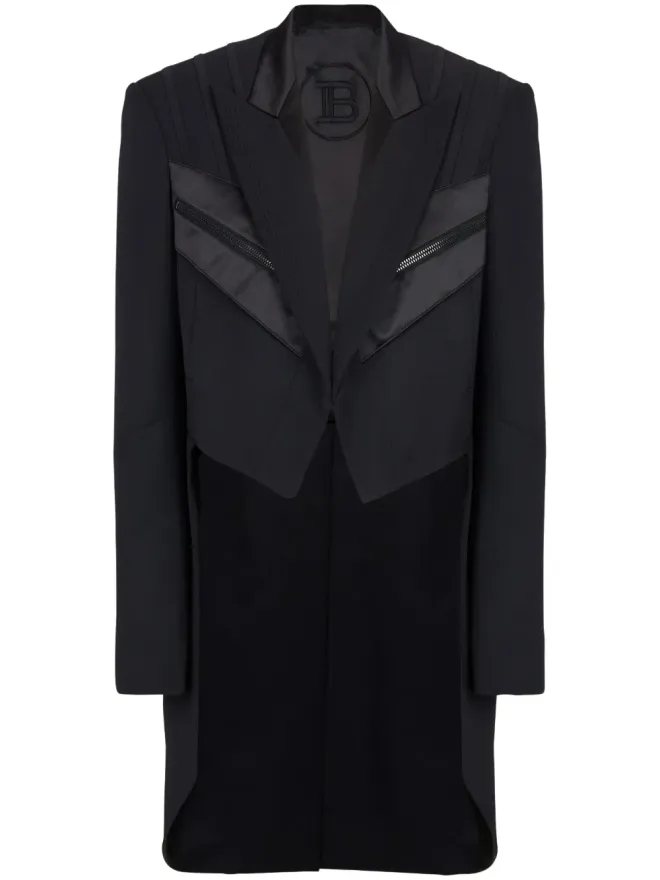 BALMAIN Balmain シングルブレスト ウール テールコートの商品画像