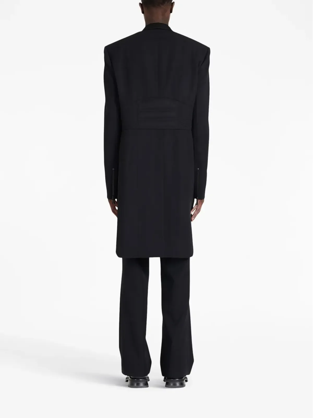 Balmain シングルブレスト ウール テールコート - 画像3