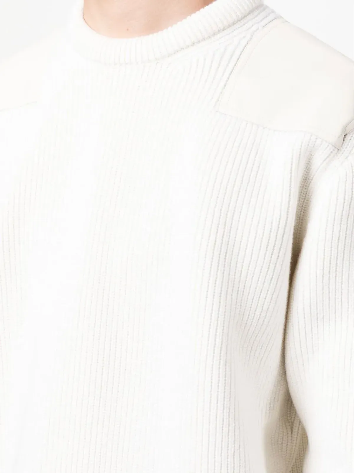 Zegna リブ編みクルーネック スウェットシャツ - 画像5