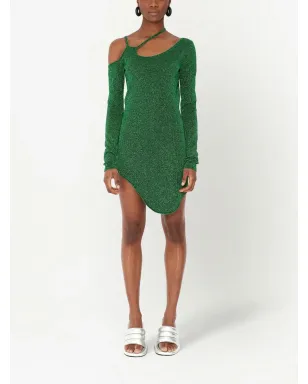 JW Anderson グリッターカットアウト アシンメトリードレス - サムネイル2