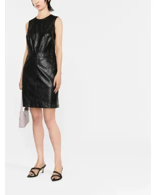 Michael Michael Kors フェイクレザー ミニドレス - サムネイル2