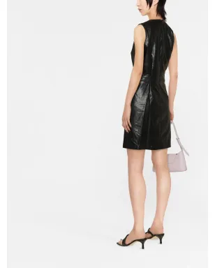 Michael Michael Kors フェイクレザー ミニドレス - サムネイル4