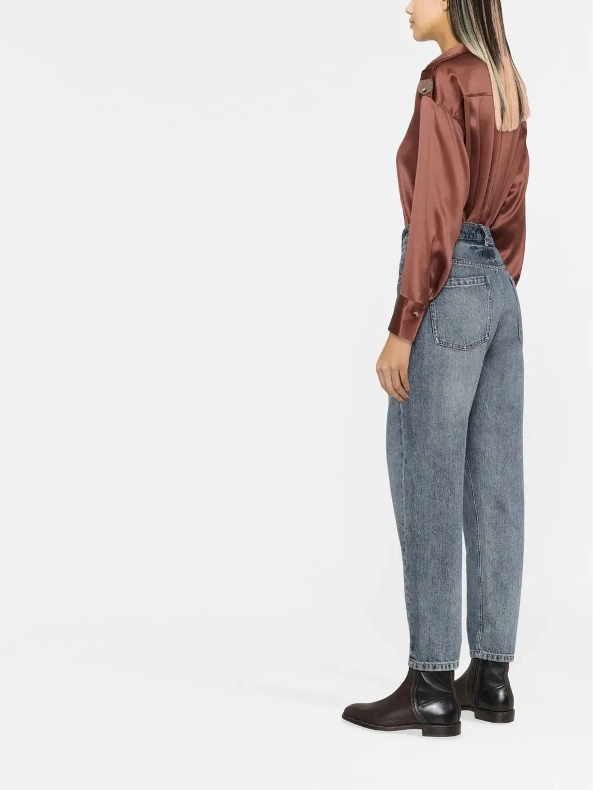 Brunello Cucinelli モニリ チェーンディテール シャツ - 画像3