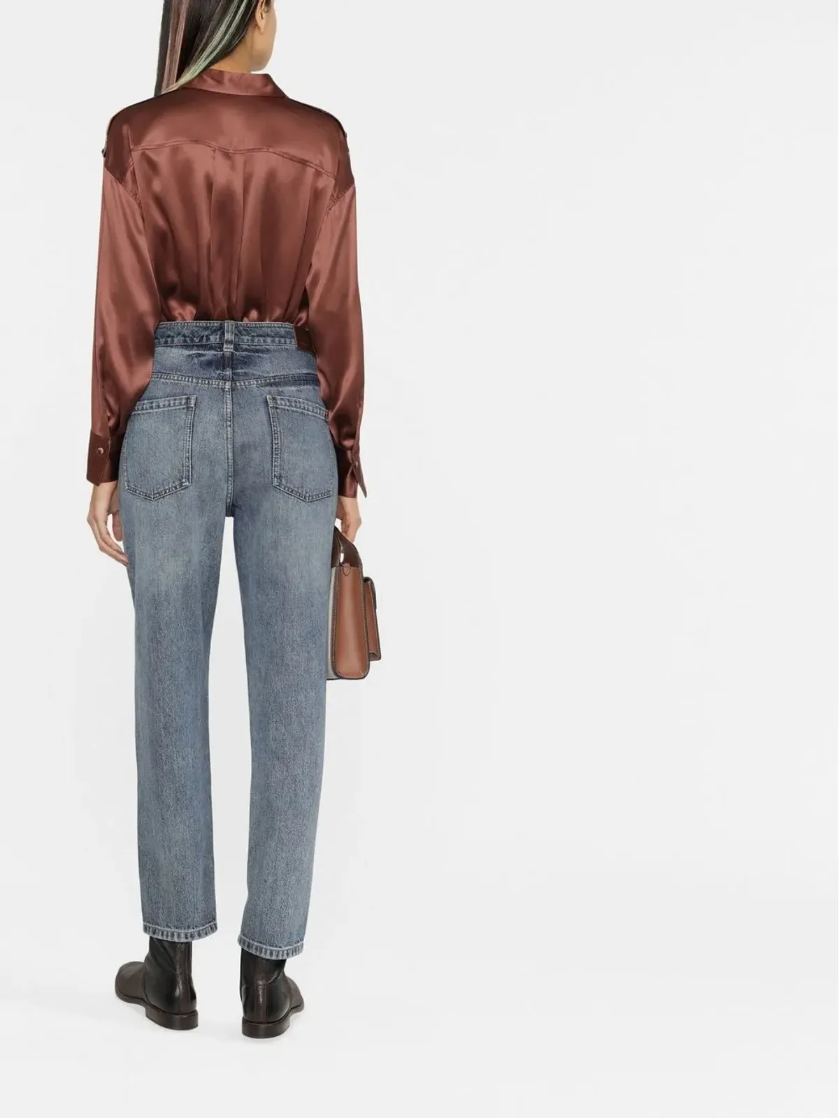 Brunello Cucinelli モニリ チェーンディテール シャツ - 画像4