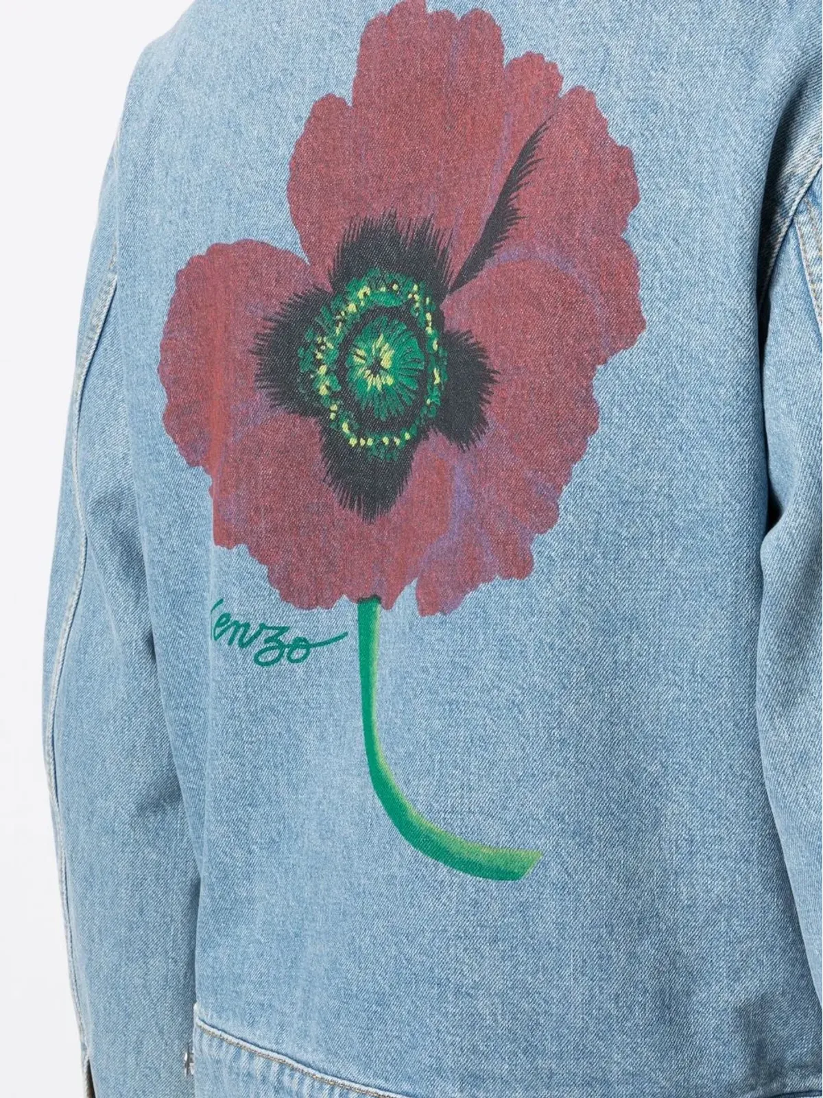 Kenzo 花柄プリント トラッカージャケット - 画像5