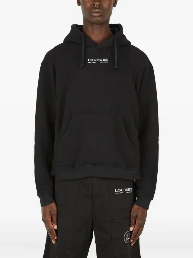 Lourdes Lourdes グラフィックプリント フーディーの商品画像