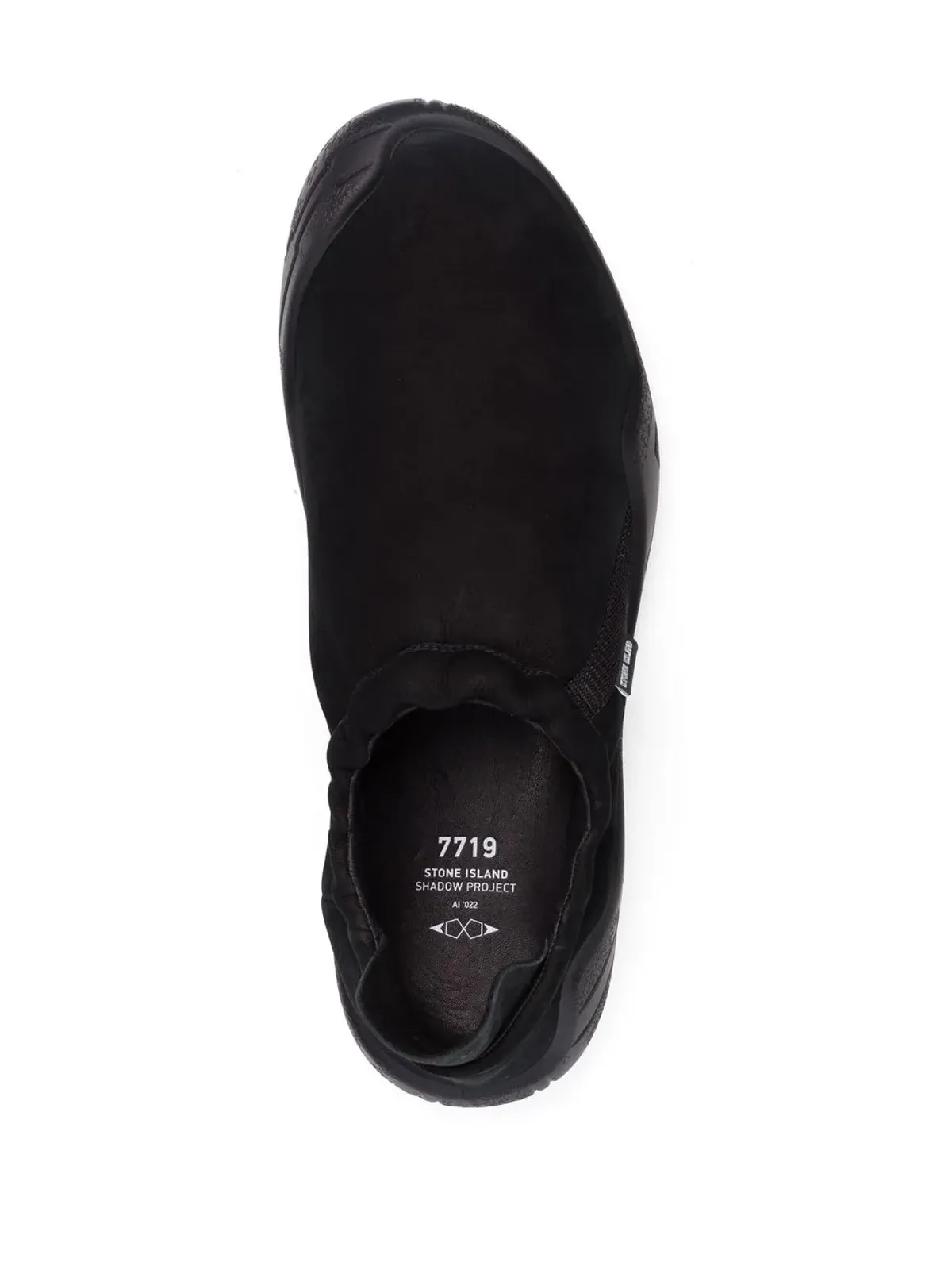 Stone Island Shadow Project ロゴパッチ スリッポン スニーカー - 画像4