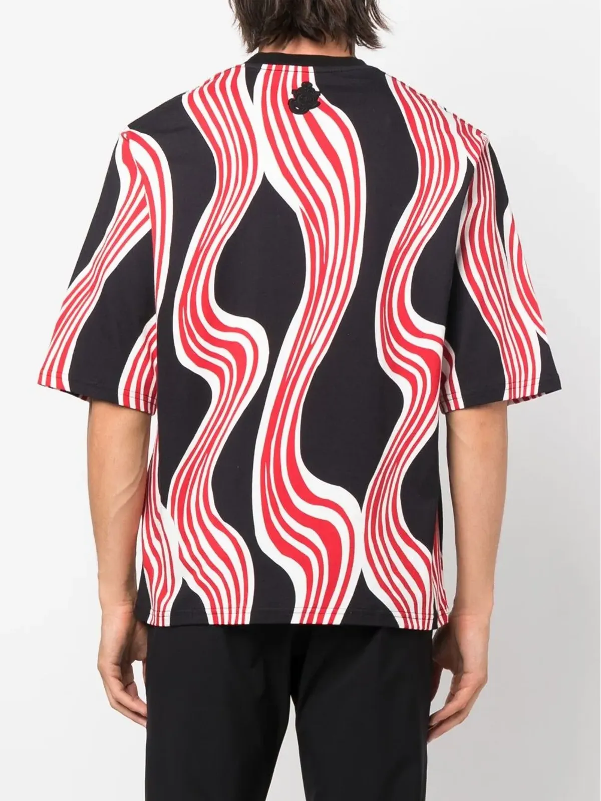 Moncler 抽象プリント半袖Tシャツ - 画像5