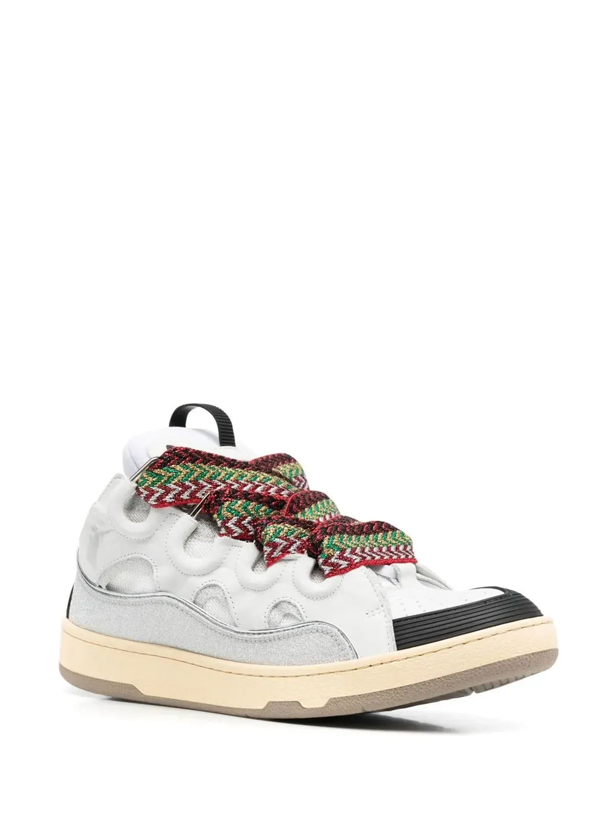 Lanvin カーブレザースニーカー - ホワイト - 画像2