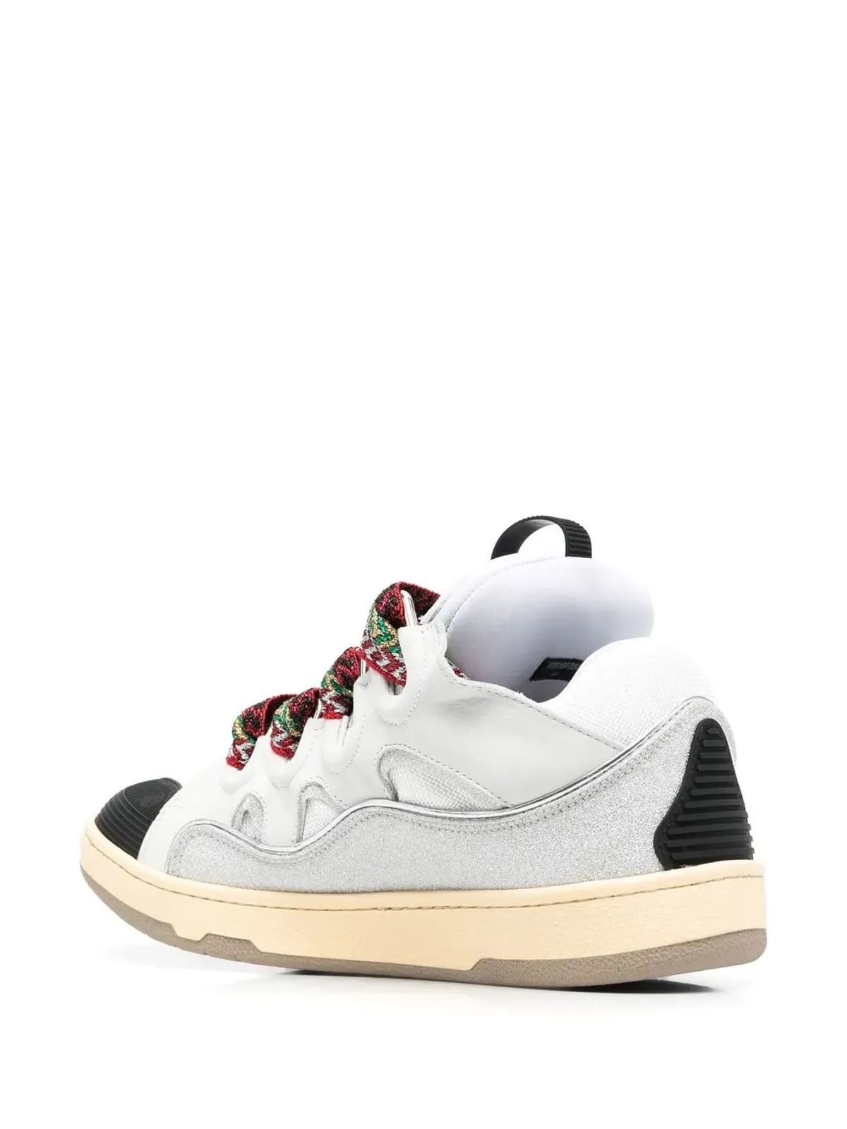Lanvin カーブレザースニーカー - ホワイト - 画像3