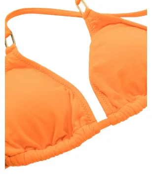 Melissa Odabash Cancun triangle bikini top - Orange - サムネイル3