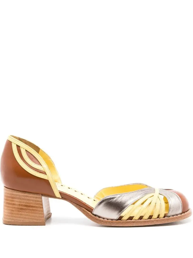 Sarah Chofakian Sarah Chofakian Elaine pumps - Brownの商品画像