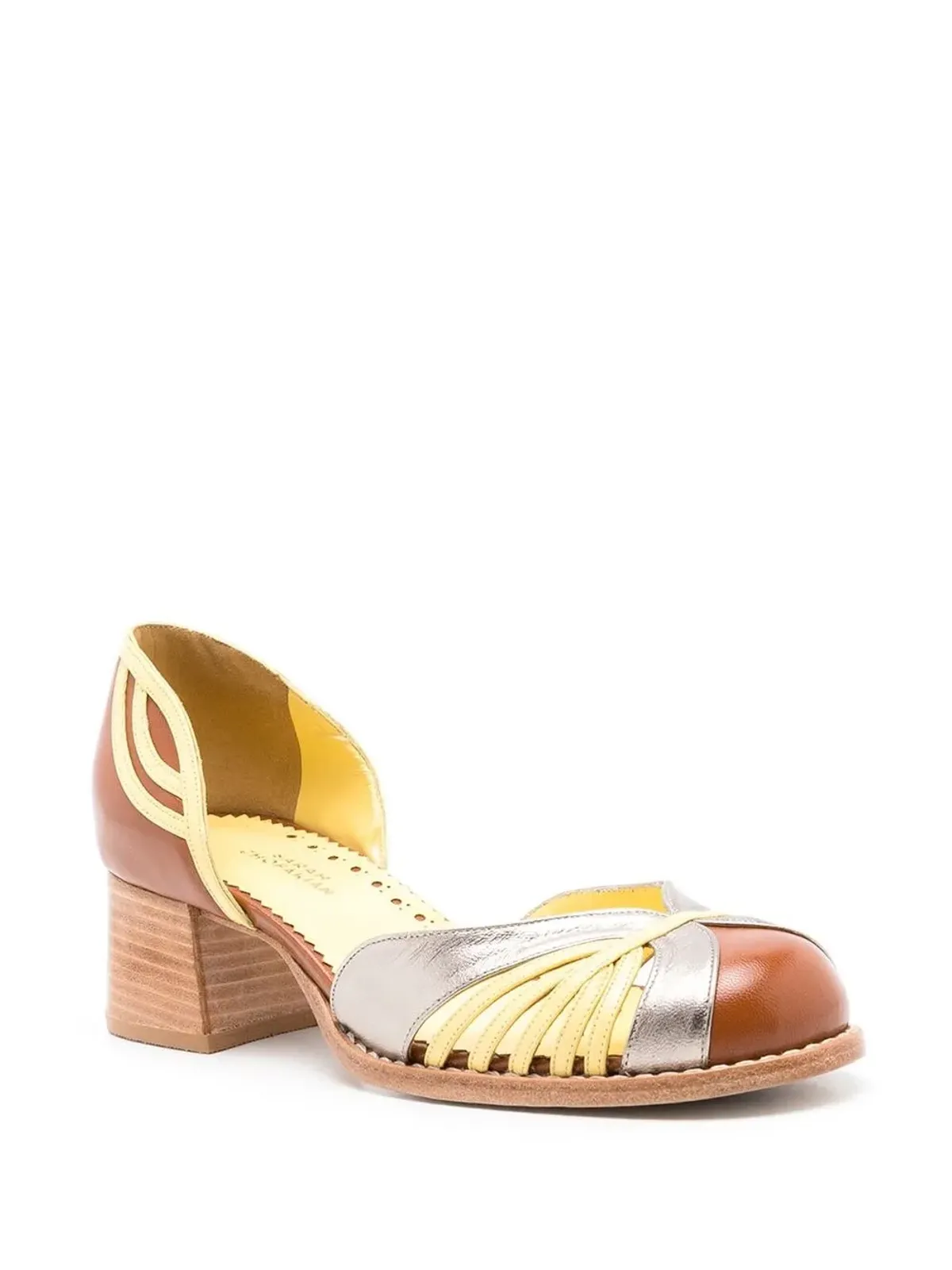 Sarah Chofakian Elaine pumps - Brown - 画像2
