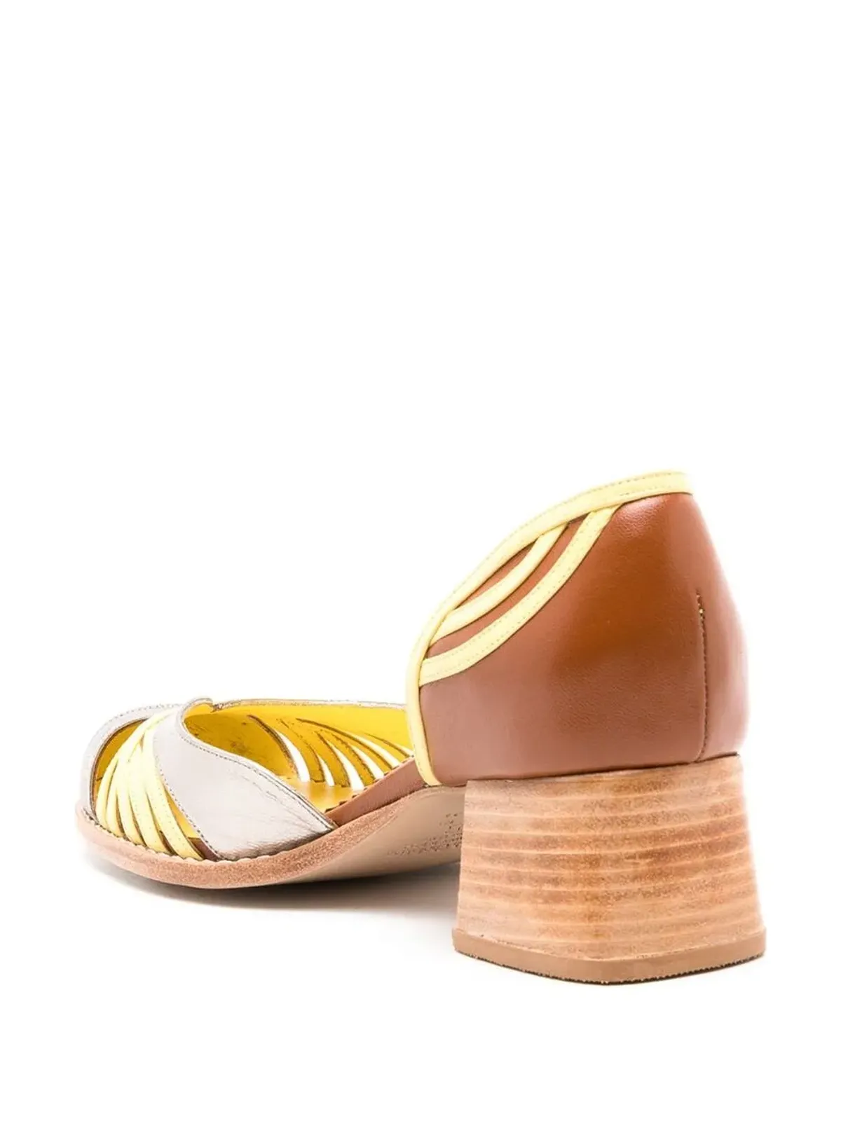Sarah Chofakian Elaine pumps - Brown - 画像3