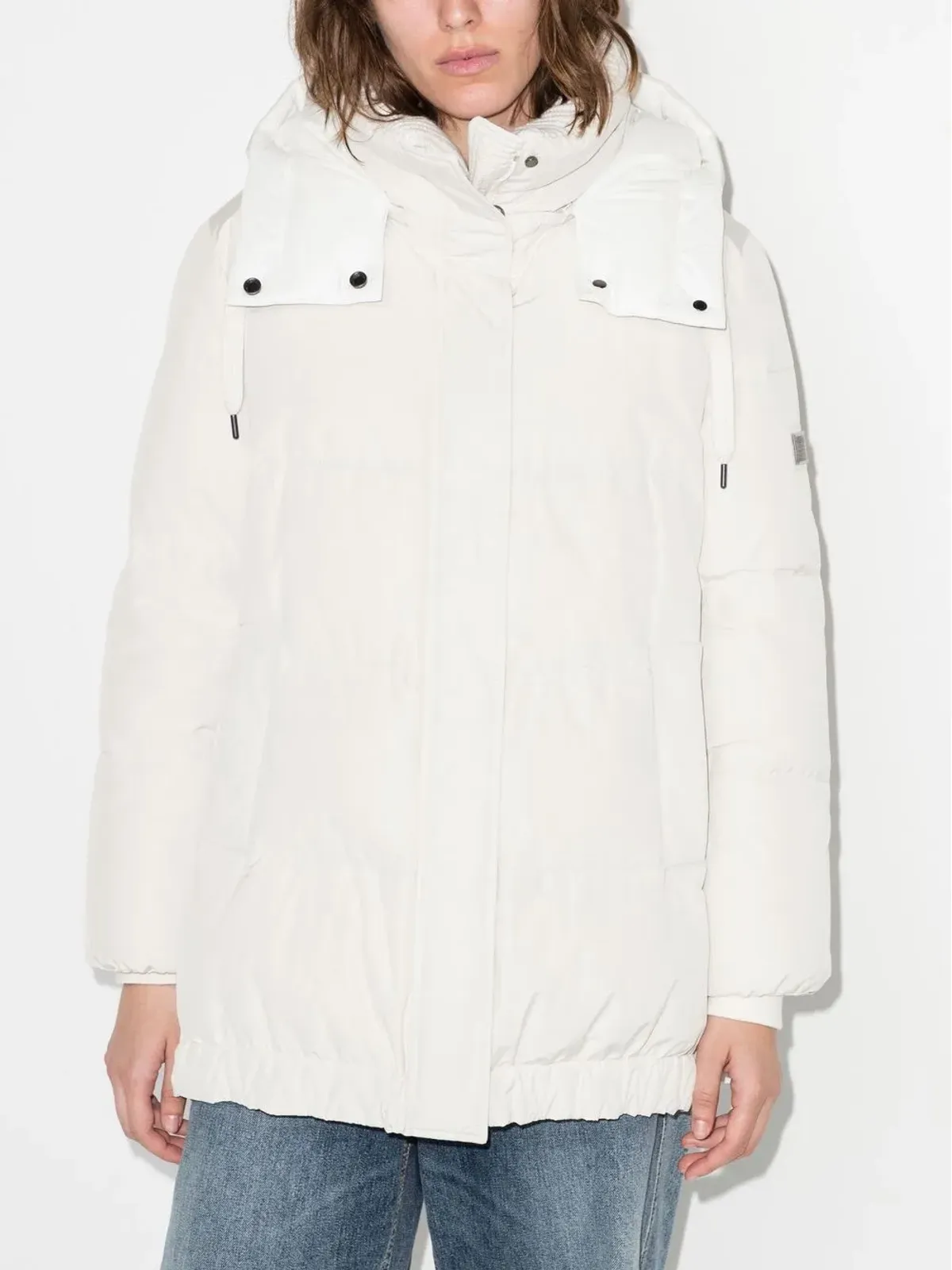 Brunello Cucinelli ラインストーン装飾パデッドジャケット - 画像2