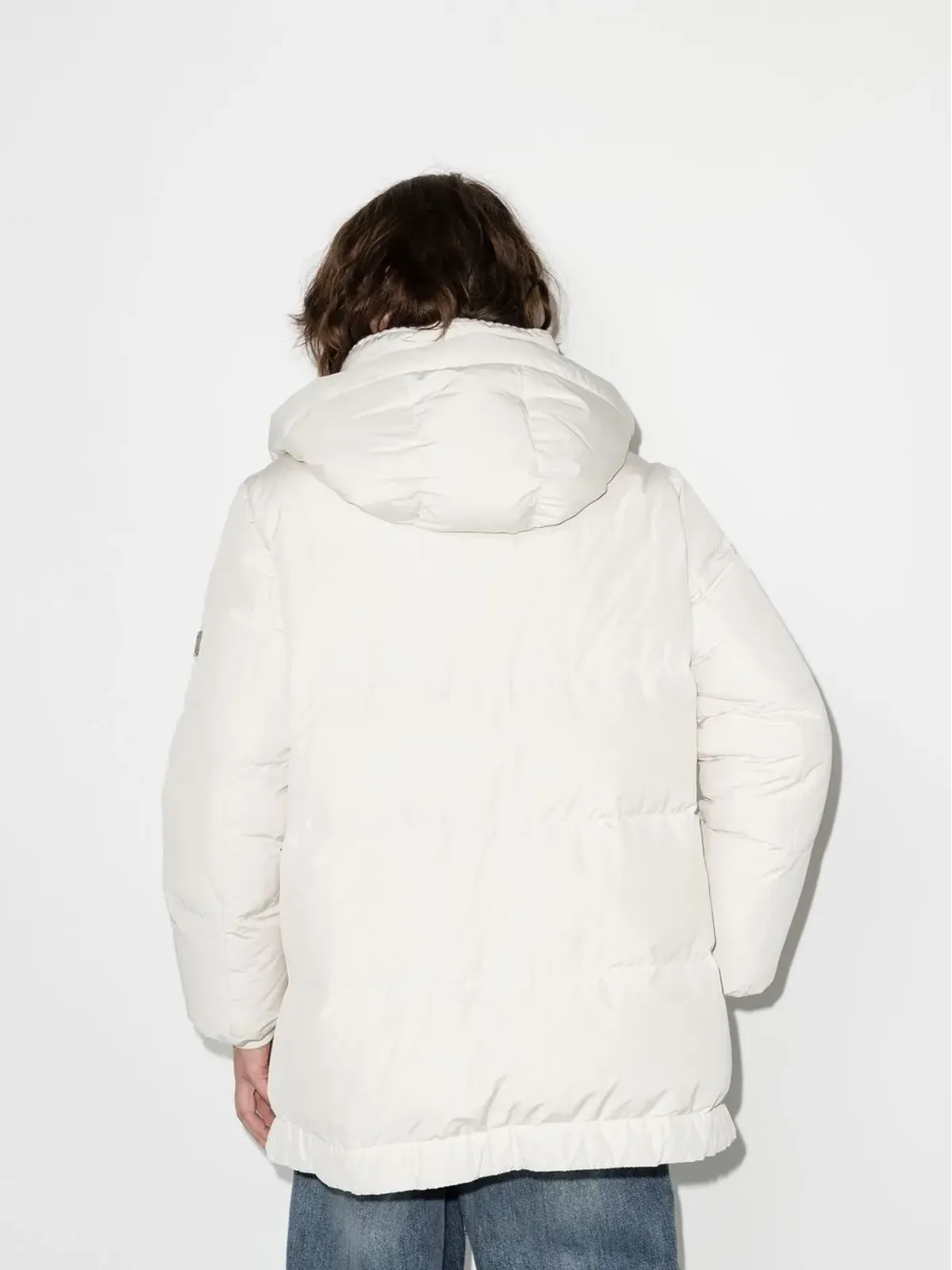 Brunello Cucinelli ラインストーン装飾パデッドジャケット - 画像3