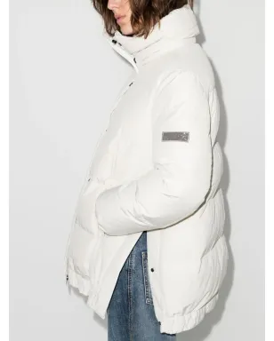 Brunello Cucinelli ラインストーン装飾パデッドジャケット - サムネイル4