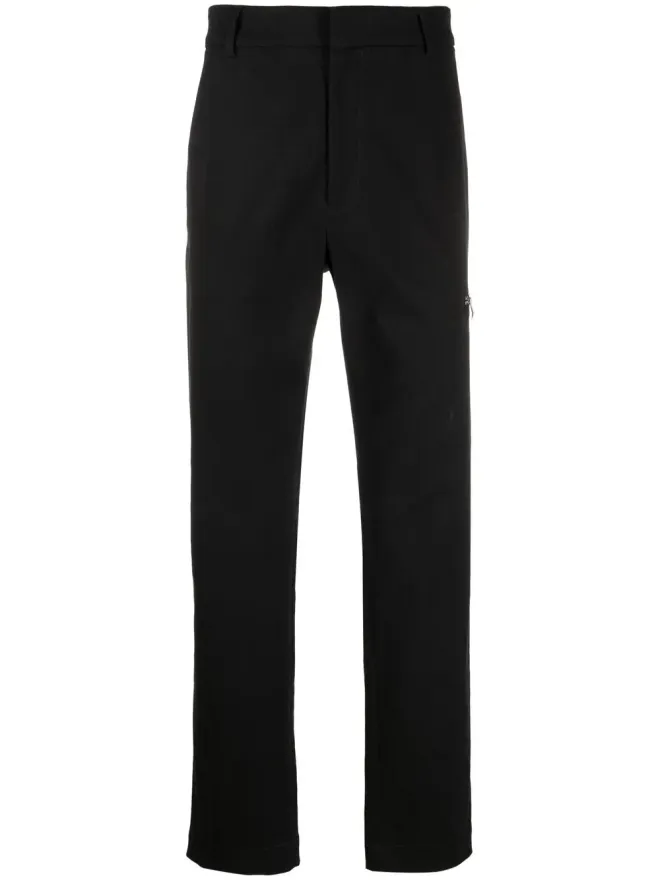 Moncler Moncler straight-leg cut trousers - Blackの商品画像