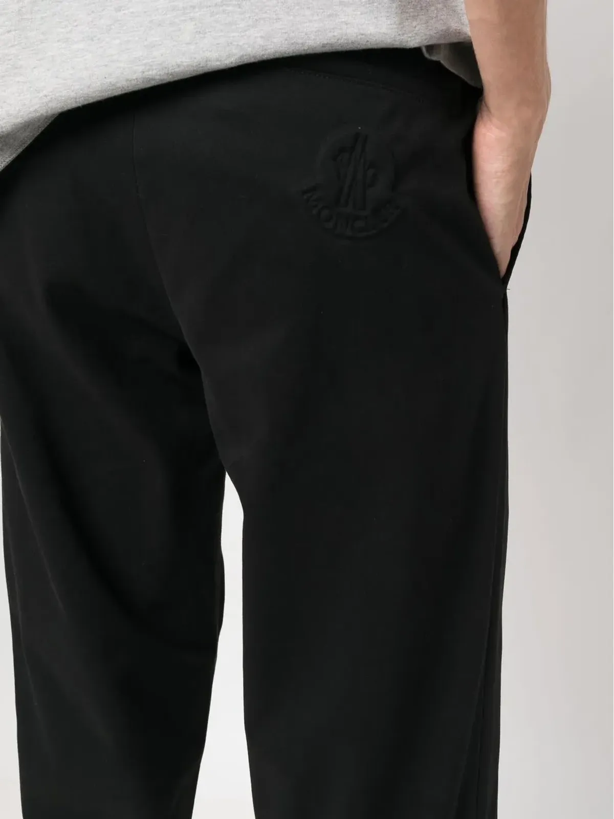 Moncler straight-leg cut trousers - Black - 画像5