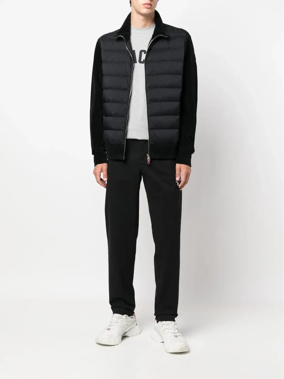 Moncler straight-leg cut trousers - Black - 画像2