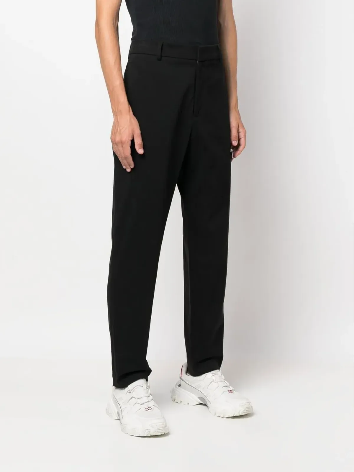 Moncler straight-leg cut trousers - Black - 画像3