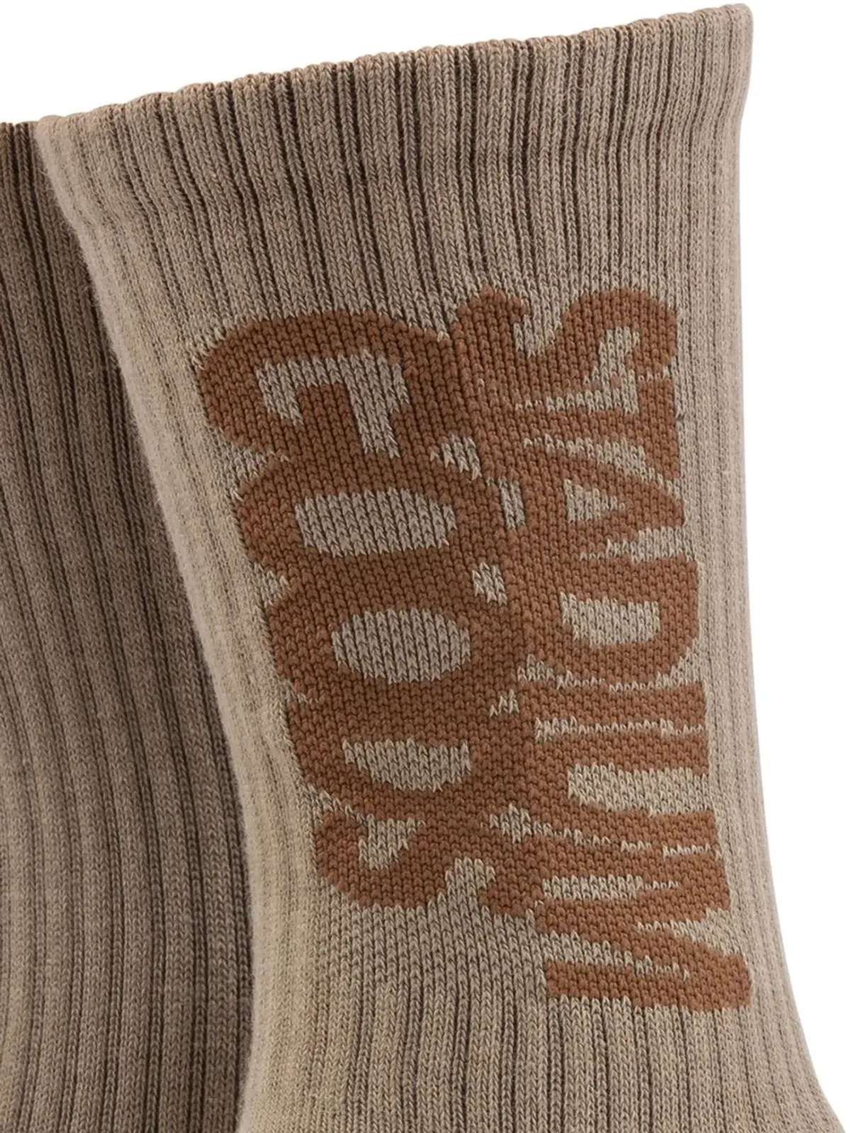 STADIUM GOODS® リブ編みロゴ「Wild Mushroom」ソックス - ブラウン - 画像3