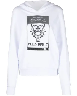 Plein Sport メタリックロゴプリント パーカー - サムネイル1