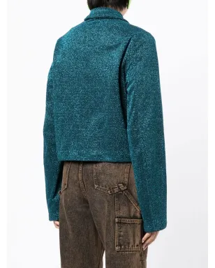 Maison MIHARA YASUHIRO ロゴパッチ ジップアップ シャツジャケット - サムネイル4
