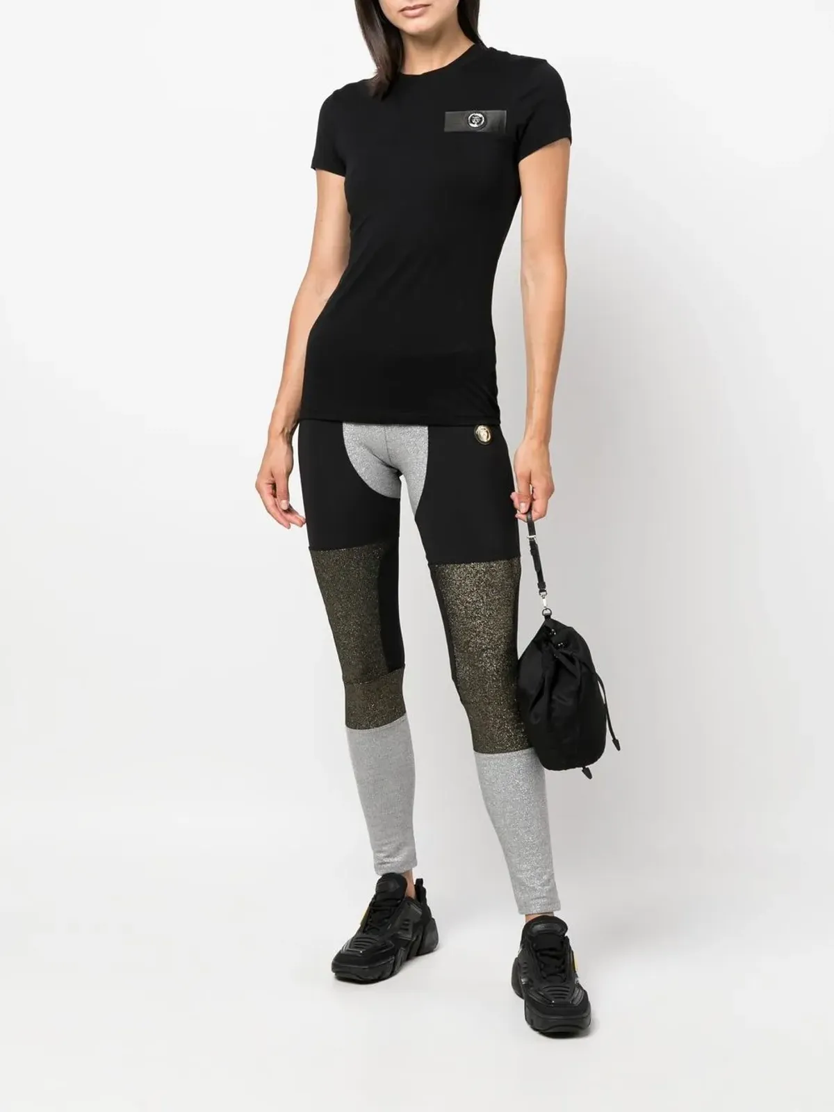 Plein Sport ステートメントストレッチレギンス - 画像2