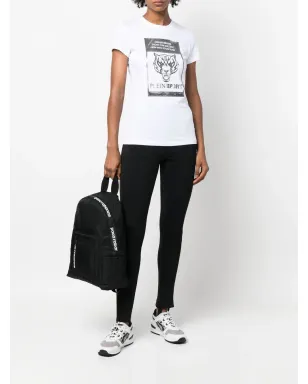 Plein Sport セクシー・ピュアフィット・タイガーTシャツ ホワイト - サムネイル2
