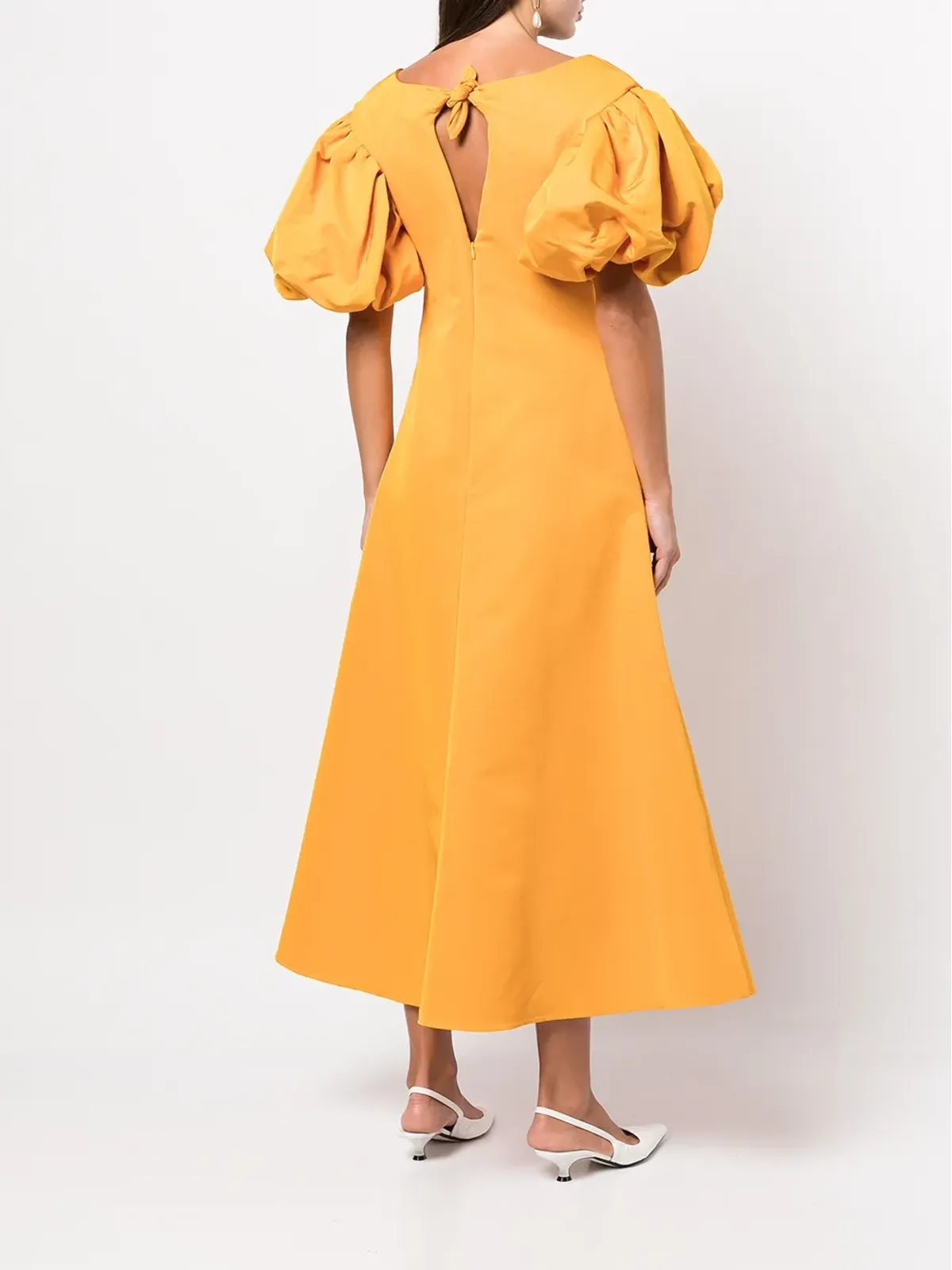 Rosie Assoulin ショートパフスリーブガウン - 画像4