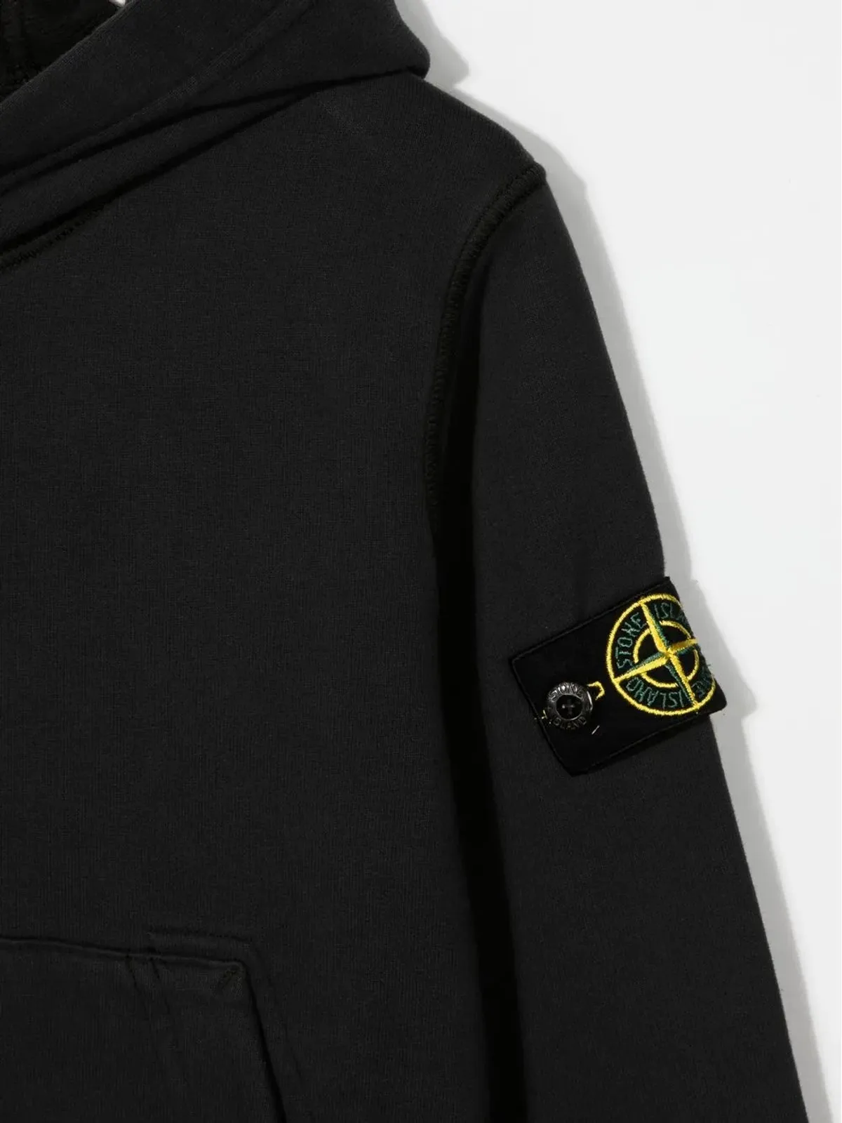 Stone Island Junior コンパスパッチ プルオーバー フーディ - 画像3