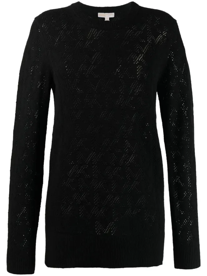 Michael Michael Kors Michael Michael Kors ロゴ入りニット長袖セーターの商品画像