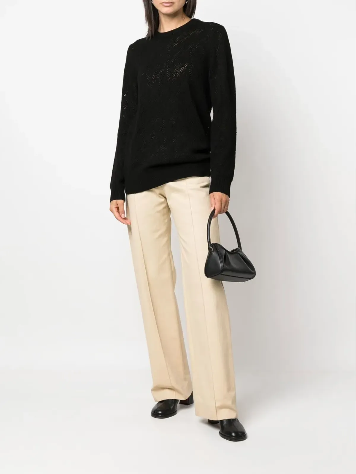 Michael Michael Kors ロゴ入りニット長袖セーター - 画像2