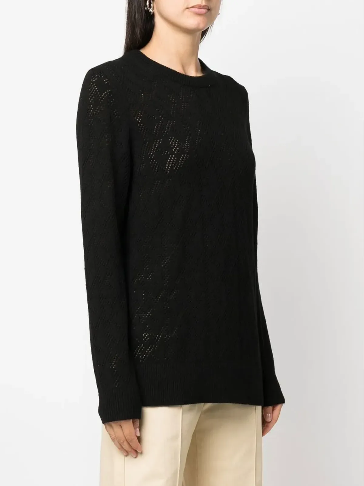 Michael Michael Kors ロゴ入りニット長袖セーター - 画像3