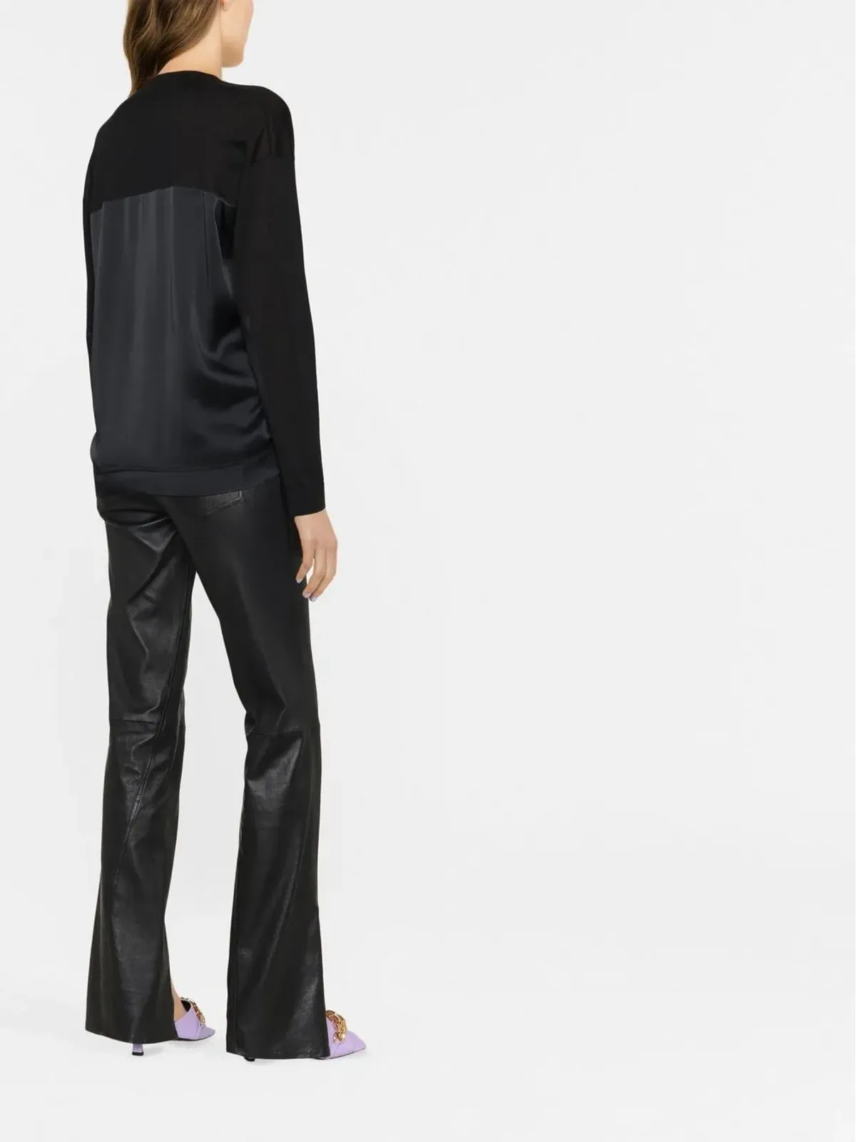 TOM FORD パネルドVネック編みジャンパー - 画像3