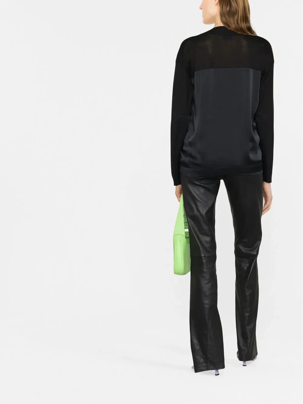 TOM FORD パネルドVネック編みジャンパー - 画像4