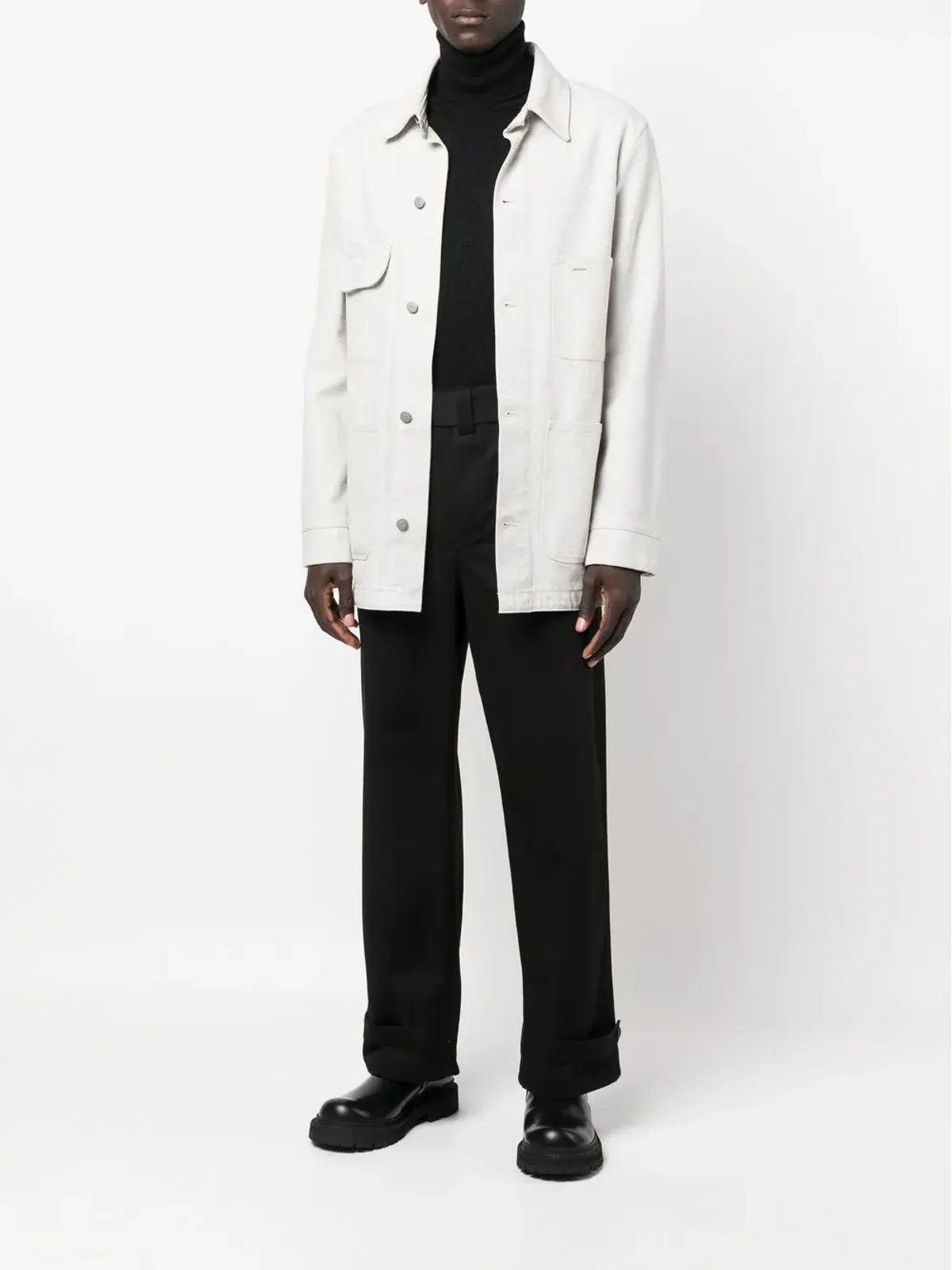Alexander McQueen バックル付き四ポケットストレートパンツ - 画像2