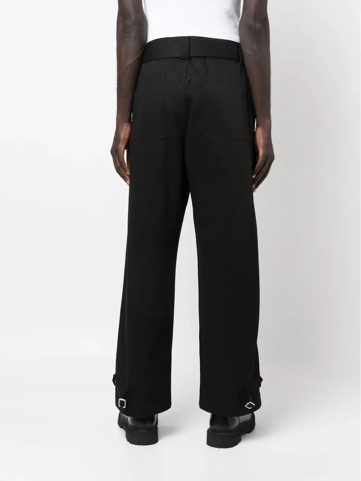 Alexander McQueen バックル付き四ポケットストレートパンツ - 画像4