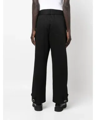 Alexander McQueen バックル付き四ポケットストレートパンツ - サムネイル4